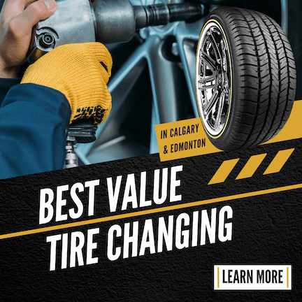 Cheapest Tire Changing in Calgary and Edmonton